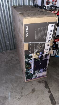 allen + roth DualHeat 40-in W Black Steel Square Propane Gas Fire Pit Table 