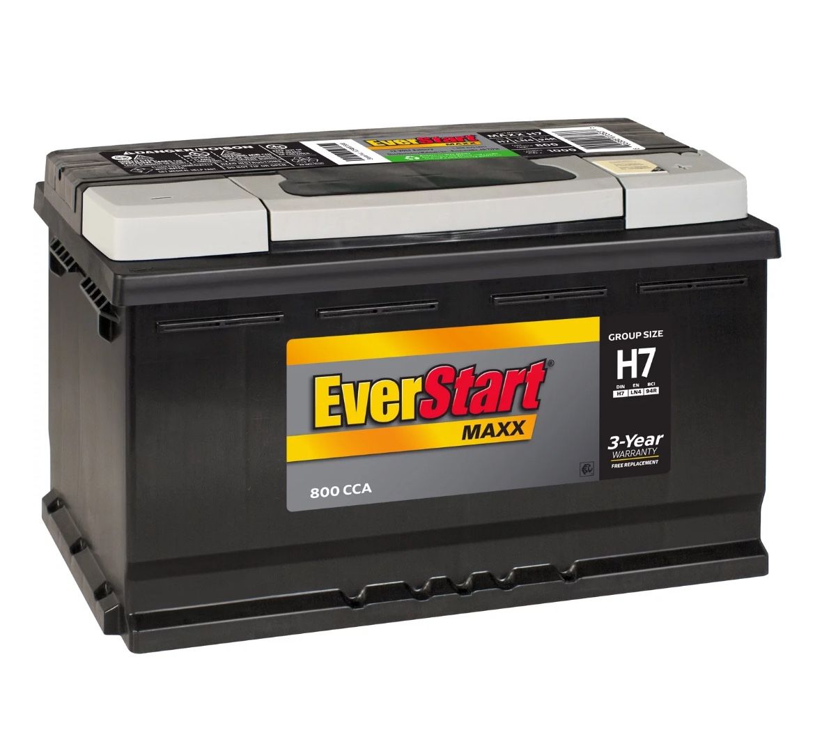 EverStart Maxx Lead Acid Automotive Battery, Group Size H7 / LN4 / 94R 12 Volt, 800 CCA
