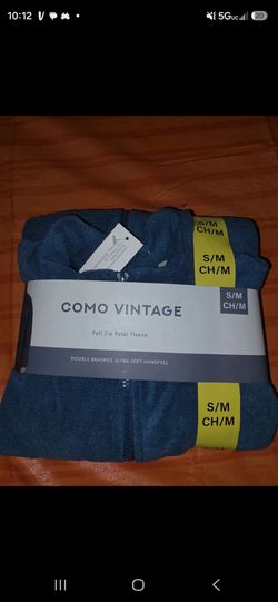 Como Vintage Full Zip Polar Fleece S/M