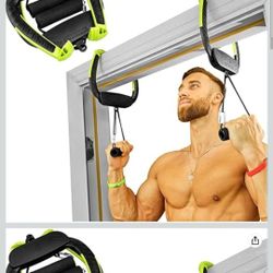 Portable Pull Up Bar,2-generation upgraded version with bearings,doorway pull-up bar installed in just 8 seconds, suitable for home and travel workout