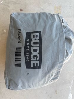 Like new grey Budge car cover size 3
