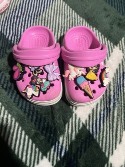 Pink Crocs Size 5 Kids