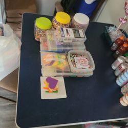 BRAND NEW BUCKETS AND TACKLE BOXES OF BEADS 