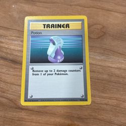Pokémon Trainer Potion Card