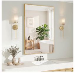 Gold mirror