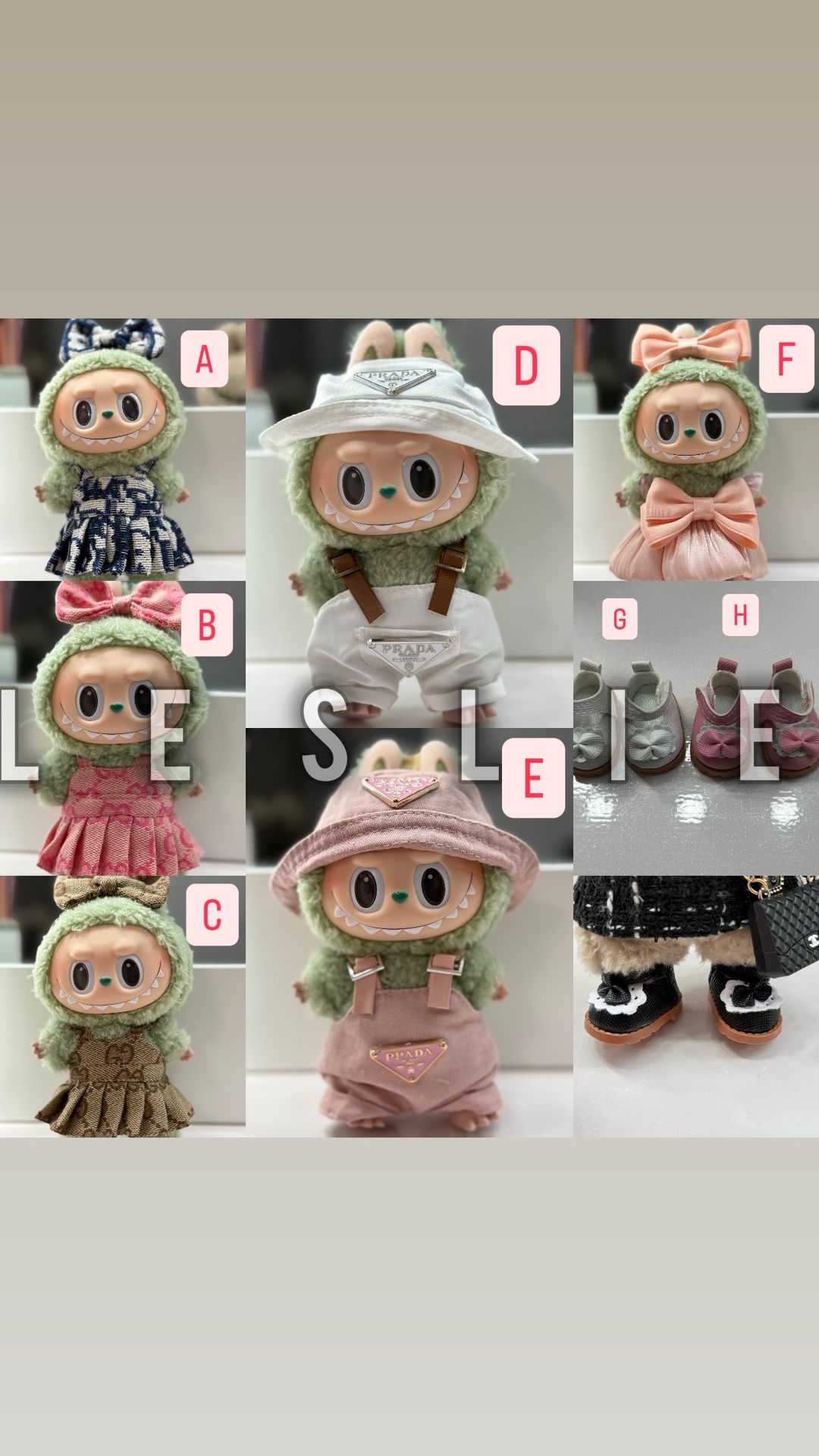 LABUBU CLOTHES (CLOTHES ONLY)