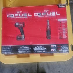 BRAND NEW MILWAUKEE 3890-22 FUEL M18 2 TOOLS COMBO KIT 
