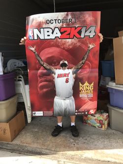 LeBron James NBA 2K14 Poster