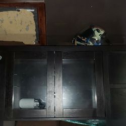 Tv Entertainment Stand Wide Short Expresso Like New