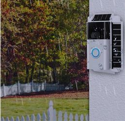 Wasserstein - Mountable Solar Kit for Ring Video Doorbell 1. 2nd Generation - White