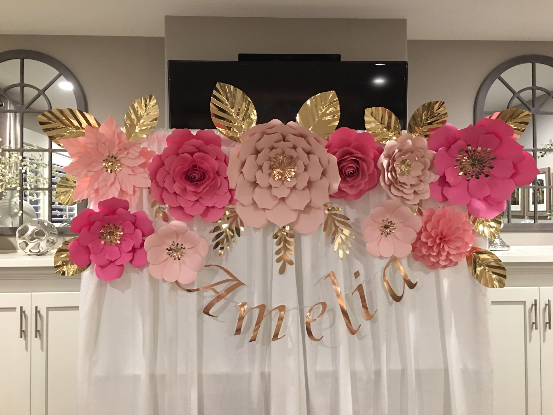 “Amelia” name decor