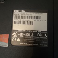 Laptop For Parts  ( Toshiba )
