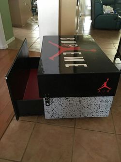 Jordan Custom Shoe Box Storage 