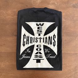 Vintage WEST COAST CHOPPERS / CHRISTIANS ‘In Jesus We Trust’ T-shirt