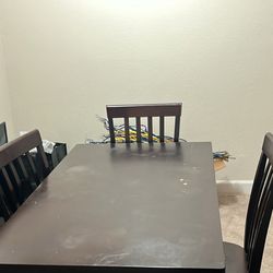 Dining Table And 3 Chairs
