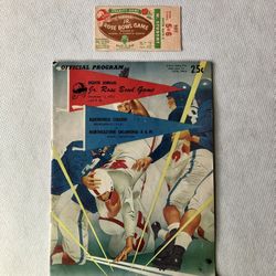 Jr Rose Bowl Game Program 1953 Bakersfield College vs. Northeastern Oklahoma A&M