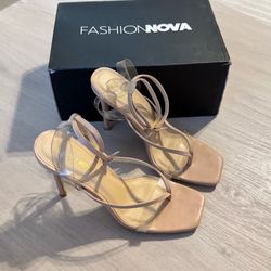 Fashion nova nude heels