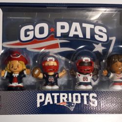 New Little People Collector Set 4 NFL PATRIOTS Official 