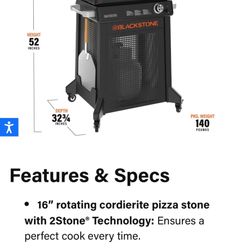 Pizza Oven With Mobile Cart