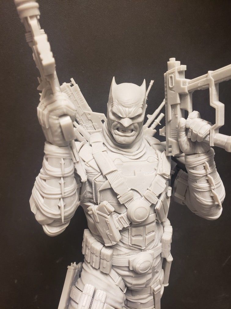 3D Grimm Knight Batman Statue - DIY Paint