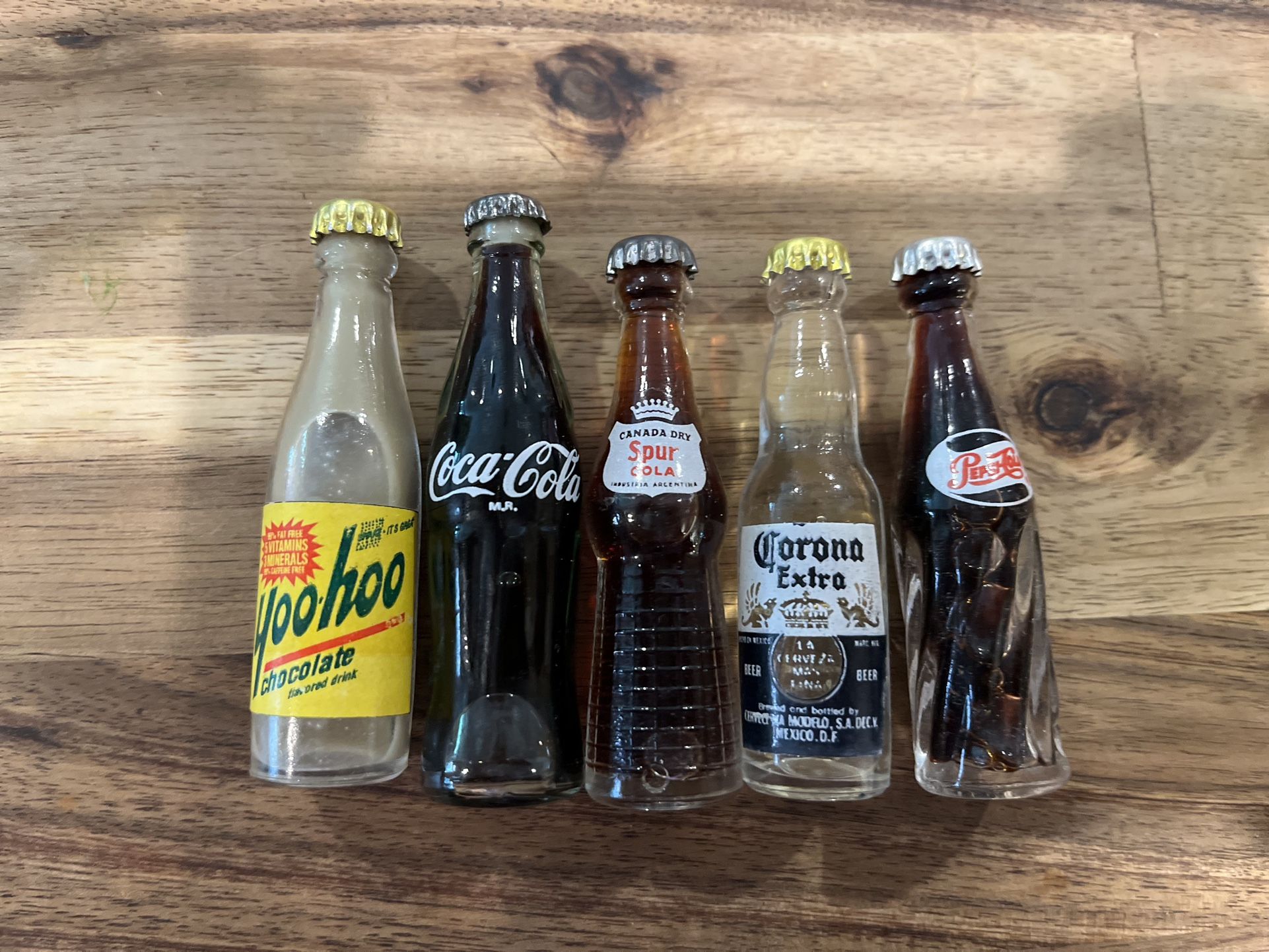 Mini Vintage Soda Bottles