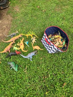 Toy dinosaur lot