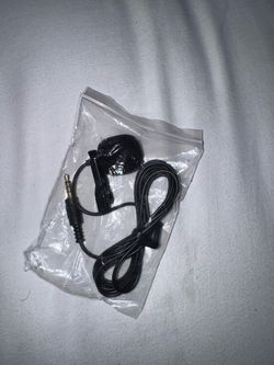 NEW 3.5mm Clip-On Lavalier Microphone – Black