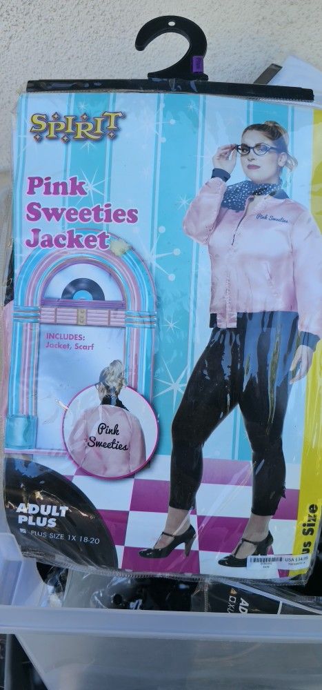 Pink Halloween Jacket Size xl