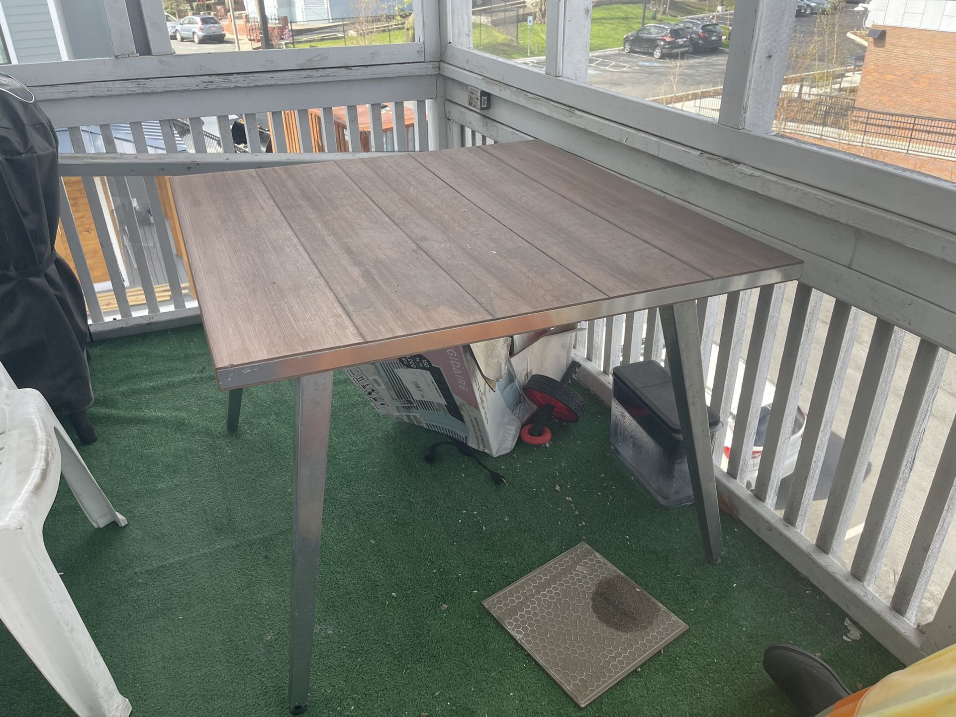 Heavy Wooden Table