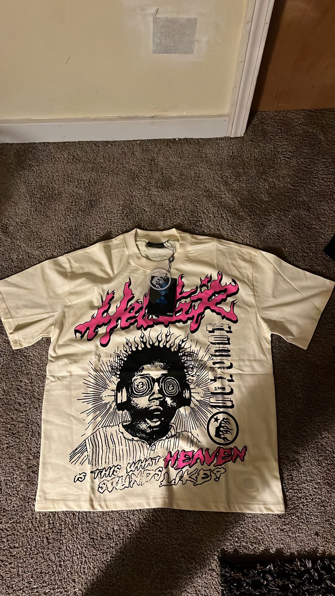 🔥 Hellstar Records T-Shirt – Size M (BNWT) 🔥(Comes With Bag)