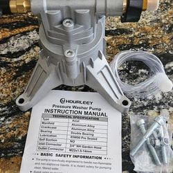 Hourleey 7/8" Shaft Pressure Washer Pump 3400 PSI 2.5 GPM
