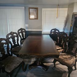 Dining Set Table And 6 Chairs 
