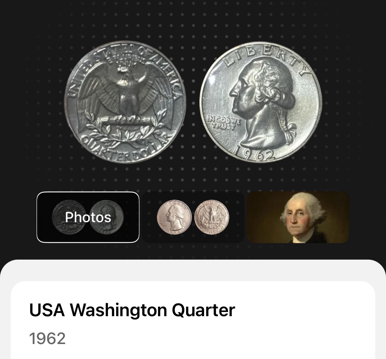MS 1962 - USA Washington Quarter 