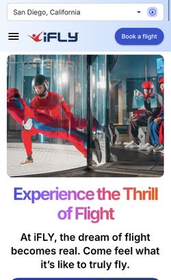 iFly Indoor Skydiving Voucher For 10!