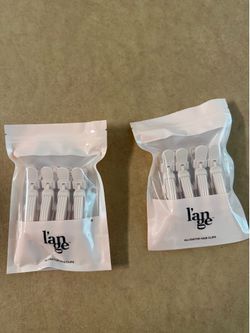 2 packs of 4L’ANGE  ALLIGATOR HAIR CLIPS/ New