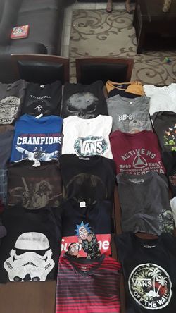 T-shirts and shirts