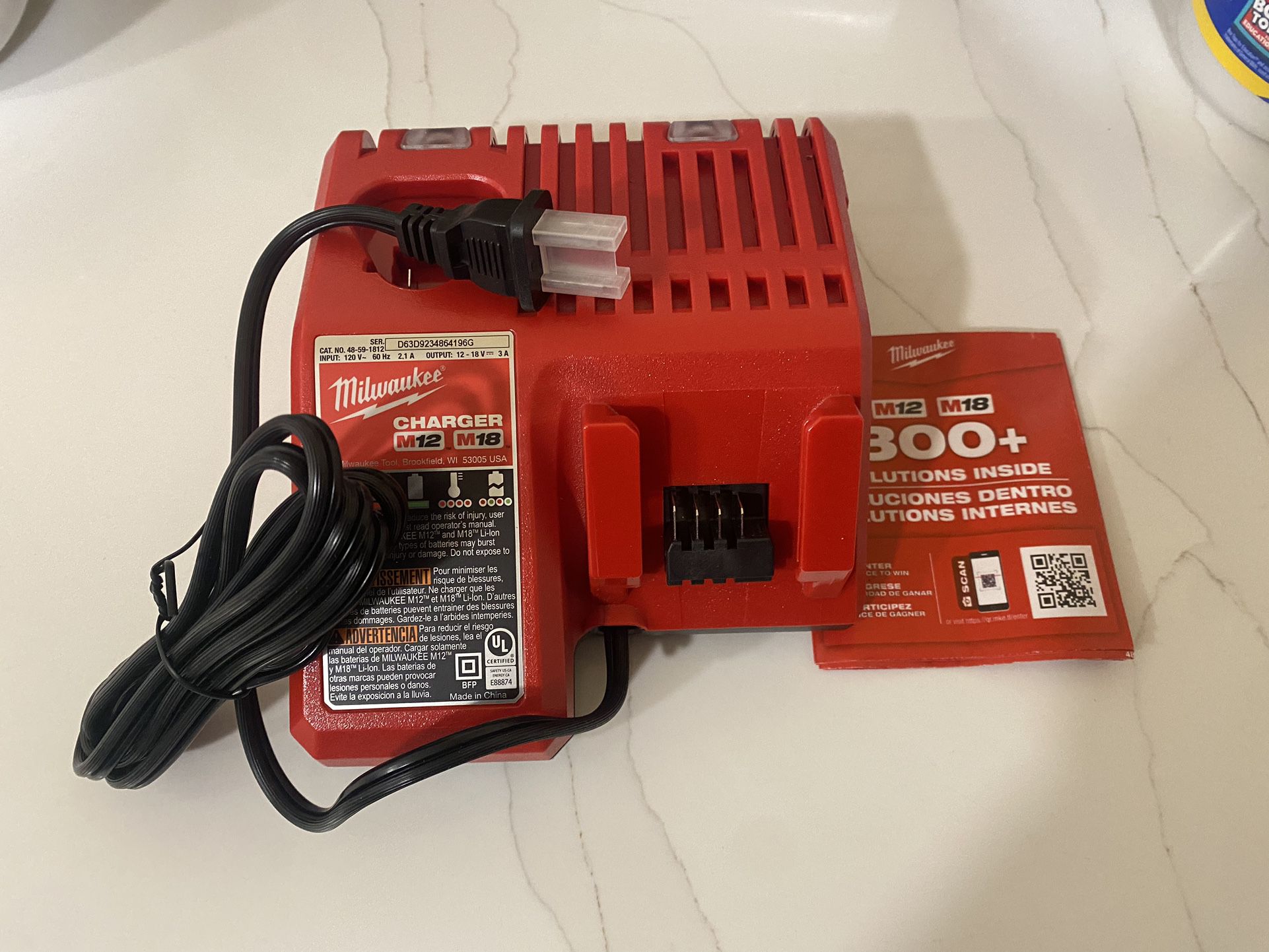 New Milwaukee M18 Battery Charger 