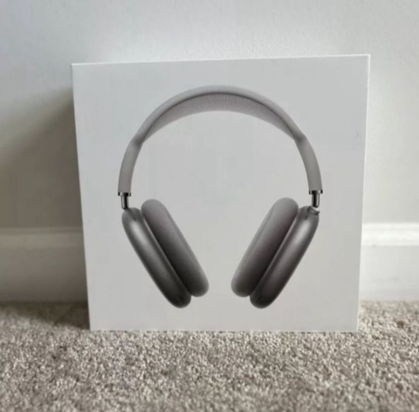 silver airpod pro max