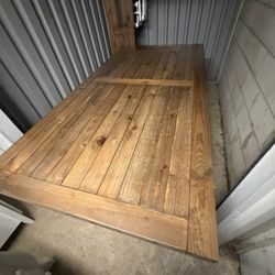 Farm House Style Dining Table with Bench 