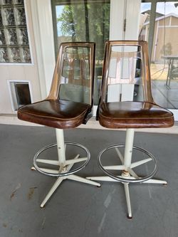 MCM Swivel Bar Stools