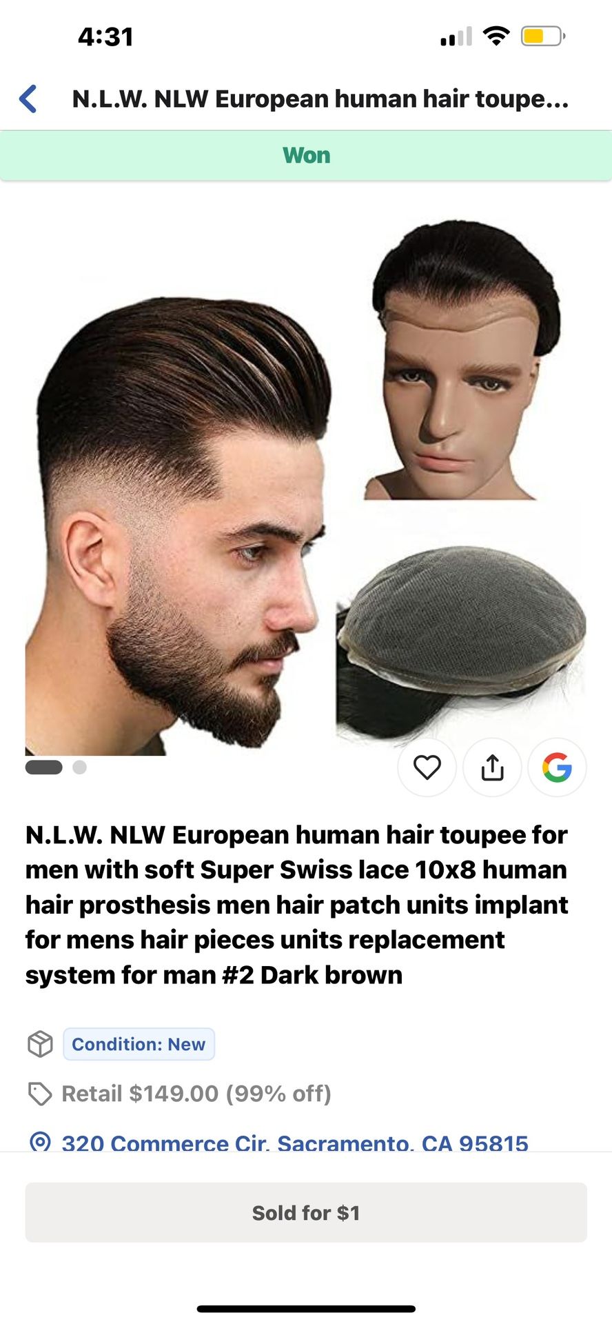 Hair Piece Hair care