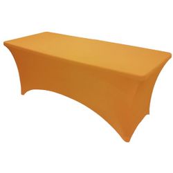 Spandex Rectangular Table Cover – 72" x 29" (Fitted Stretch Tablecloth)
