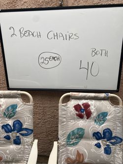 Beach chairs