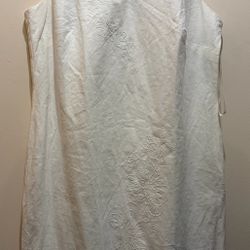 Sz 8P White Linen Sheath Dress (w/tags)
