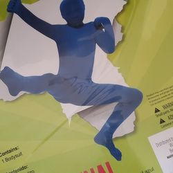 Boys 10-12 blue man bodysuit