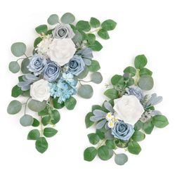 2 Artificial Arch Flowers  Color(Blue Of The Skies)