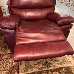 Large Leather Rocker Recliner