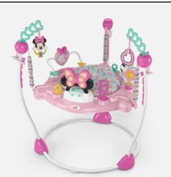 Bright Starts Minnie Mouse Activity Center Jumper Pink/White/Teal