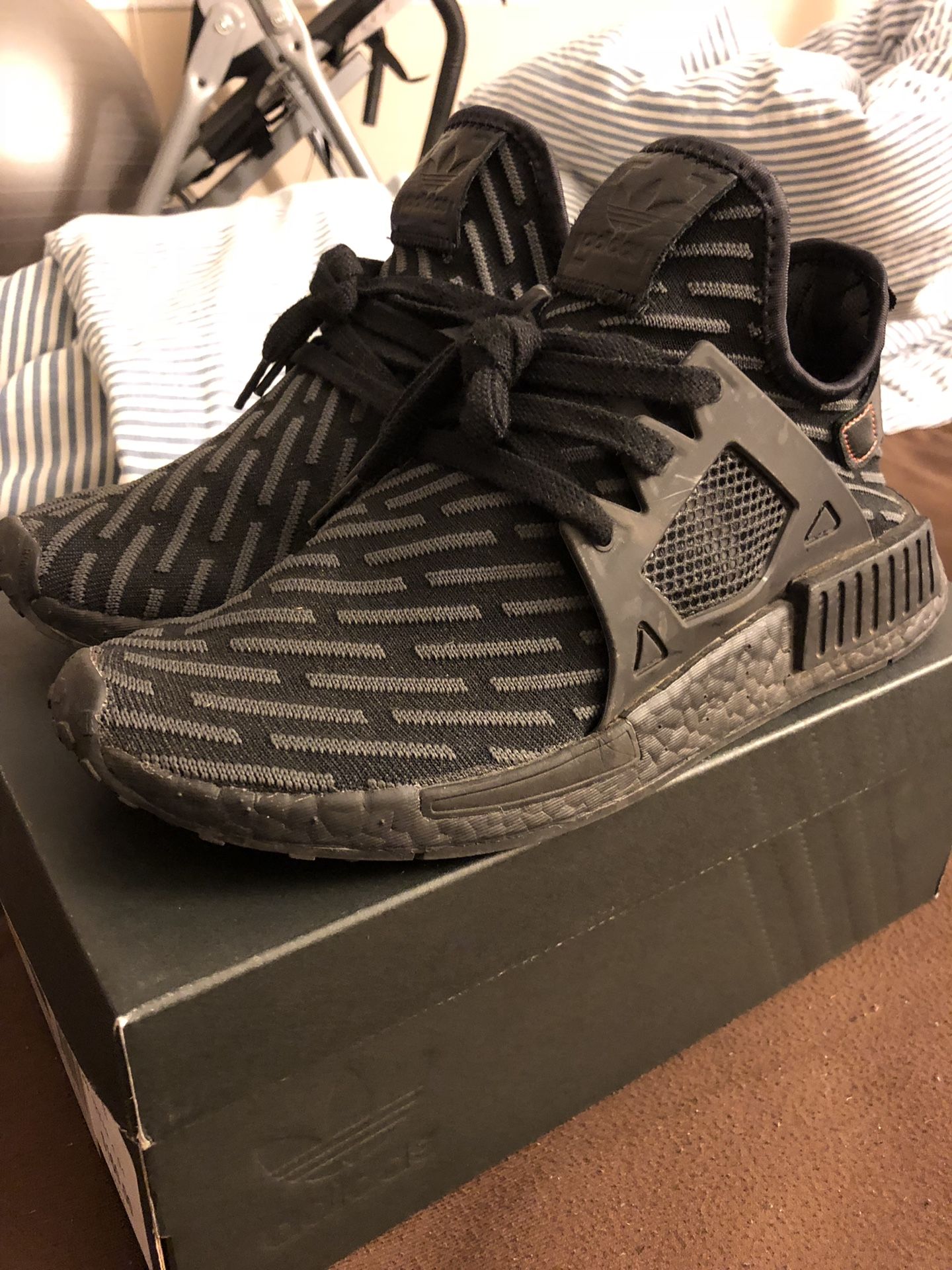 Adidas NMD XR-1 Triple Black. Size 8