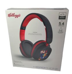 Kellogg's Froot Loops Toucan Sam Red Black Headphones Brand New in Sealed Box